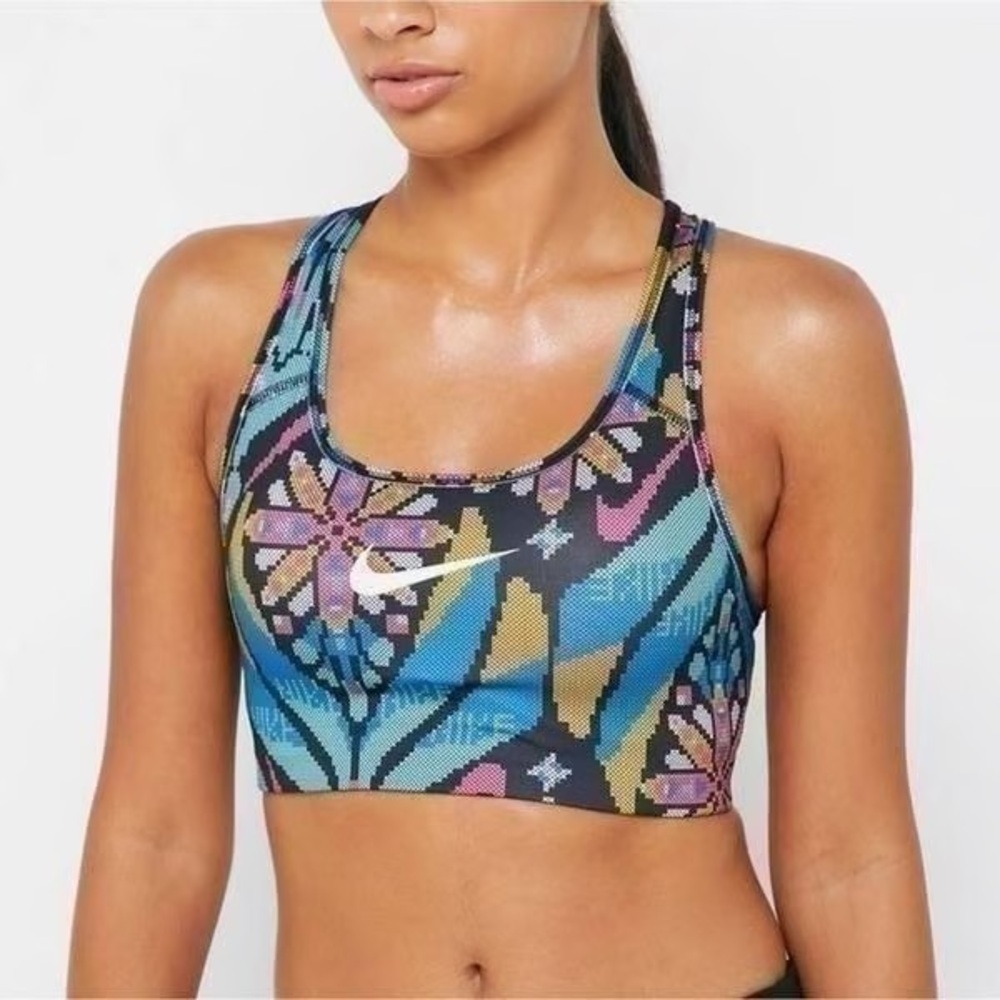 Nike cross stitch Racer Back Sports Bra